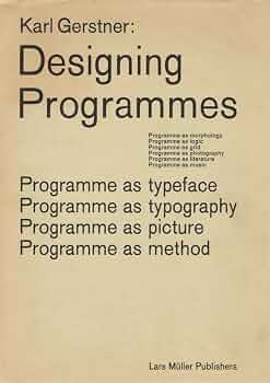 Designing Programmes