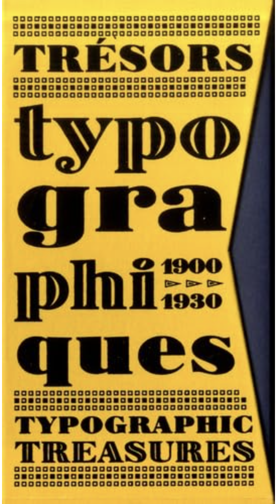 Trésors typographiques